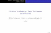 Business Intelligence - Bases de données relationnellesschwander/enseignement/2015-2016/m2stat_bi/... · Système de gestion de bases de données Langage de requêtes Conception