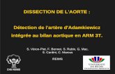 DISSECTION DE L'AORTE : Détection de l'artère d ...pe.sfrnet.org/Data/ModuleConsultationPoster/pdf/2007/1/6f01cd94-f... · qui permet l’étude globale de l’aorte thoraco-abdominale