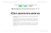Grammaire - ac-orleans-tours.fr€¦ · Th_GVOC - Banque d'exercices n°1 - Grammaire JMC ... CM1 On relie une question à sa réponse dans cet exercice en un écran. G 01 64 - La