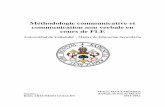 Méthodologie communicative et communication non …uvadoc.uva.es/bitstream/10324/22595/1/TFM_F_2012_36.pdf · 1. Rappel de quelques avantages de l’utilisation de la ... s’opposaient