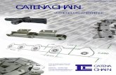 CATENA CHAINcatenachain.com/chaine/revu-catena-chain.pdf · LA COMPAGNIE CATENA CHAIN possède une équipe d'expérience dans le domaine des chaînes industrielles, de l'estampage,