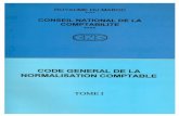 DU MAROC CONSEIL NATIONAL DE LA COMPTABILITE CODE GENERAL DE LA NORMALISATION COMPTABLE TOME 1 Created Date 20080725145647Z ...