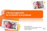 L’immunogénicité - acppmaroc.comacppmaroc.com/membre/18congres/samedi/SELIm BaDUR-Maroc.pdf · La protection due aux antigénes présentant une ... L’ anticorps Strugnell et