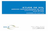 ETUDE DE SOL - anglaret.com de s… · G2 AVP Etude géotechnique – Construction d’un gymnase Caudebec en Caux (76) – Mars 2014 SOMMAIRE ... Type de fondation envisageable .....13