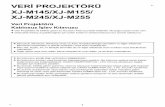 İşlev Kılavuzu - Supportsupport.casio.com/tr/manual/007/M255S_WirelessGuide_Turkish_TR.pdf · 1 VERİ PROJEKTÖRÜ XJ-M145/XJ-M155/ XJ-M245/XJ-M255 Veri Projektörü Kablosuz İşlev