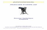TÉLESCOPE ETX90PE-LNT - ac-aix-marseille.fr · Analyse fonctionnelle ... • La lunette astronomique construite selon le principe de la réfraction. • Le télescope construit selon