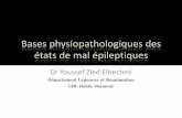 Bases physiopathologiques des états de mal épileptiques · Les étapes menant à l’état de mal épileptique et ses conséquences Phase d’épileptogenèse secondaire Excitotoxicité