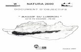 Natura 2000 – Document d’objectifs du site PR89 « … · 1.2.1 Topographie et hydrographie Le massif du Luberon, comme beaucoup des reliefs calcaires de Provence, est orienté
