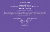 Appellatio Fraternitatis Rosae Crucis 1614–2014 - amorc… colored.pdf · MANIFEST Appellatio Fraternitatis Rosae Crucis 1614–2014 Salutem Punctis Trianguli! V roce 1614 vystoupili