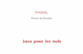 PPOOGL - ens-lyon.fr · Java en 30 minutes Introduction Grands principes Pour en ﬁnir avec l’organisation Types de base et objets Le reste est dans le manuel PPOOGL 1