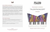 TALENTKONCERT - Musikforeningen Pianomusikforeningenpiano.dk/wp-content/uploads/2017/03/Program-06.03... · samt ”Steinway Piano Festival”. Optrådte i finalen i foråret 2016