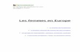 Les femmes en Europe - Les clés du socialclesdusocial.com/IMG/pdf/femmes-europe.pdf · JP Jacquier Les femmes en Europe 3 1- LA SITUATION DES EUROPEENNES La place des femmes en Europe