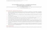 Complications respiratoires postopératoires - …jpmiss2.free.fr/Divers/SFAR 2009/dossier/2009/pdf/c0077.fm.pdf · Durant la période postopératoire, il existe un syndrome restrictif