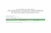 Le guide de gestion des matières résiduelles … · Le guide de gestion des matières résiduelles domestiques ... 4.0 Principaux intervenants 5.0 Inventaires des boues produites