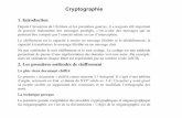 Cryptographie - apmep.fr · a. Chiffrement de César En cryptographie, le chiffrement de César est une méthode de chiffrement par substitution mono-alphabétique très simple utilisée