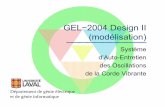 GEL 2004 Design II (modélisation)wcours.gel.ulaval.ca/2014/h/GEL2004/default/5notes/Seminaire_Auto... · l’actionneur sur la corde pour une ... dynamique du courant et de la force