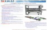 Dégroupeur mécanique - ERM Automatismes Industriels€¦ · DE10: Dégroupeur mécanique et son coffret de puissance ... •Cela permet de comparer le fonctionnement de deux solutions