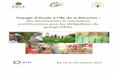 Voyage d’étude à l’île de la Réunion · -Les portes greffe utilisés sont les mêmes qu’à Madagascar: volkameriana et citrange carrizo ; -Les ... d’agrumes malgaches