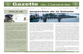 Gazette du Carabinier - vtg.admin.ch · s’assurer personnellement d’être prêt au combat en tout temps, du chef de groupe jusqu’au soldat. Le cp de Marchi s’en arrêtera