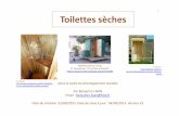 Toilettes sèches - doc-developpement-durable.org · (siège de la GTZ, Eschborn, Allemagne. Source : GTZ). 1. Introduction Objectifs : Avec les toilettes sèches, dans lesquelles
