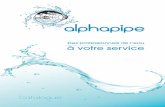 Des professionnels de l’eau à votre service - alphapipe.fr PDF/ALPHAPIPE_CATALO… · Brides plates & collerettes acier - Tableau dimensionnel des brides ... Raccords et adaptateurs