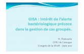 N. Pestourie CHU de Limoges Congrès de la SF2H – … · Les chiffres concernant les entérobactéries ßLSE + sont plus préoccupants : l'augmentation de leur prévalence, ...