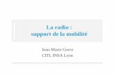 La radio : support de la mobilité - perso.citi.insa-lyon.frperso.citi.insa-lyon.fr/jmgorce/cours/MOB - fondamentaux_radio.pdf · I. Caractéristiques des ressources radio II. Propagation