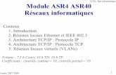 IUT2- Dpt informatique Module ASR4 ASR40 Réseaux ... IUT programmation/Reseau... · Architecture TCP/IP : Protocole IP 4. ... Réseaux locaux virtuels (VLANs) Volume : 7,5 h Cours,