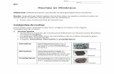 Roches et Minéraux - jsterle.weebly.comjsterle.weebly.com/uploads/1/.../3_roches_et_minéraux_-_complète.pdf · Roches et Minéraux Minéraux: substance pure, naturelle et inorganique