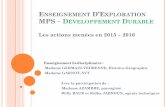 Enseignement D’Exploration MPS – Développement … · Le guide pratique du potager en carrés, édition Ulmer . VISITE DU POTAGER DU ROI ...
