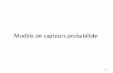 Modèle de capteurs probabiliste - ift.ulaval.capgiguere/cours/IntroRobotique/notes/04... · Exemple : télémètre laser 42 z x t =5.2 Cas : capteur déterministe sans bruit z=f