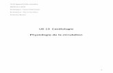 UE 13 Cardiologie Physiologie de la circulation · Régulation de la Pression artérielle . 3 I. Organisation générale de la circulation 1. Anatomie fonctionnelle de la circulation