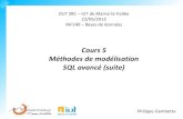 Cours 5 Méthodes de modélisation SQL avancé (suite)igm.univ-mlv.fr/~gambette/ENSIUT/INF240Cours5-2013.pdf · • Modélisation MERISE et UML • SQL avancé : les jointures •