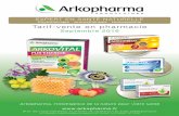 Phytothérapie - Aromathérapie - Homéopathie Tarif … · exigences de sécurité alimentaire et de qualité. Pour les ... (norme ISO 22716) est appliqué. Les Laboratoires ARKOPHARMA
