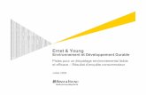 Ernst & Young Environnement et Développement Durable · Environnement et Développement Durable Pistes pour un étiquetage environnemental lisible et efficace –Résultat d’enquête