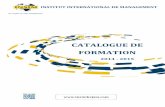 CATALOGUE DE FORMATION - insimbejaia.cominsimbejaia.com/downloads/catalogue_2015.pdf · Thème II : Management des ressources humaines .....14 Gestion des Ressources Humaines ...