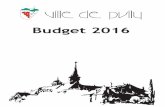 Budget 2016 - pully.ch · Budget 2016 - Effectif du personnel communal fixe (Droit public) ... coordinatrice accueillantes en milieu familial. 1. 0.50. employée d'administration.