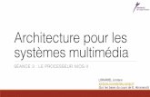 Architecture pour les systèmes multimédiaperso-etis.ensea.fr/lorandel/M2_SoC/s3.pdf · microprocesseur, mémoires, DMA…), •Avalon Conduit -> permet l’ajout de signaux qui