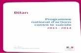 Programme national d’actions contre le suicidetbinternet.ohchr.org/Treaties/CRC/Shared Documents... · Les taux diminuent pour toutes les classes d’âge à l’exception des 45-54
