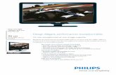 Philips Série 5000 Pixel Plus HD Design élégant ...medias1-6.ubaldi.com/tv/televiseur-lcd/philips/tv-lcd-full-hd-94... · détectent les nuances de couleurs les plus subtiles et