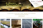 CATALOGUE DE SOLUTIONS INNOVANTES 2017 - … · Panneau solaire Thermovoltaïque qui produit simultané-ment de l’électricité et de l’air chaud. Solutions thermovoltaïques