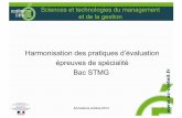 épreuves de spécialité Bac STMG - economie …economie-gestion.ac-creteil.fr/IMG/pdf/anim_stmg_harmonisation... · Bac STMG Animations octobre 2014 1 . Ordre du jour Matinée ...