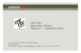 CFE CGC Baromètre Stress Vague 17 – Décembre 2011archive.cfecgc.org/e_upload/pdf/barostressv172012.pdf · Effet des progiciels de gestion sur les conditions de travail Q: Diriez-vous