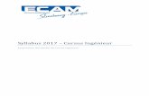 Syllabus 2017 – Cursus Ingé niéur - ECAMecam-strasbourg.eu/wp-content/uploads/2017/10/Syllabus-ECAM-SE-E… · Syllabus 2017 – Cursus Ingé niéur Programme des études du cursus