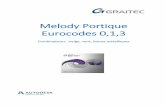 Melody Portique Eurocodes 0,1,3 - Graitec France · C’est un BIM Designer : il est multiplateforme (Revit, Advance Design) – Limitations générales – Des parties encore en
