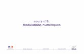 cours n °6: Modulations num ériques - dedead.free.frdedead.free.fr/ipsa/Ing2/00_telecom_ME/06.04.24 cours6 IPSA v1.1.pdf · Modulations numériques Performances des modulations
