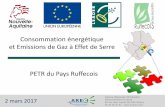 Consommation énergétique et Emissions de Gaz à … · émissions de Gaz à Effet de Serre (15 diapositives) - Enjeux énergétiques du territoires : ... Déchets - Observatoire
