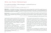 La péricardite chronique constrictivemoroccanjournalofcardiology.org/Edition-7/MPT_LA_PERICARDITE... · La constriction idiopathique Circonstances de ... épaississement péricardique