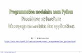 Ricco Rakotomalala ricco/cours ...eric.univ-lyon2.fr/~ricco/cours/slides/PB - programmation modulaire... · Meilleure organisation du programme ... •Des modules standards prêts