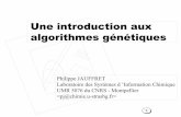 Une introduction aux algorithmes génétiques · 28/12/2002 21 3 Définitions < > QUITTER • Les algorithmes génétiques sont des techniques informatiques fondés sur les